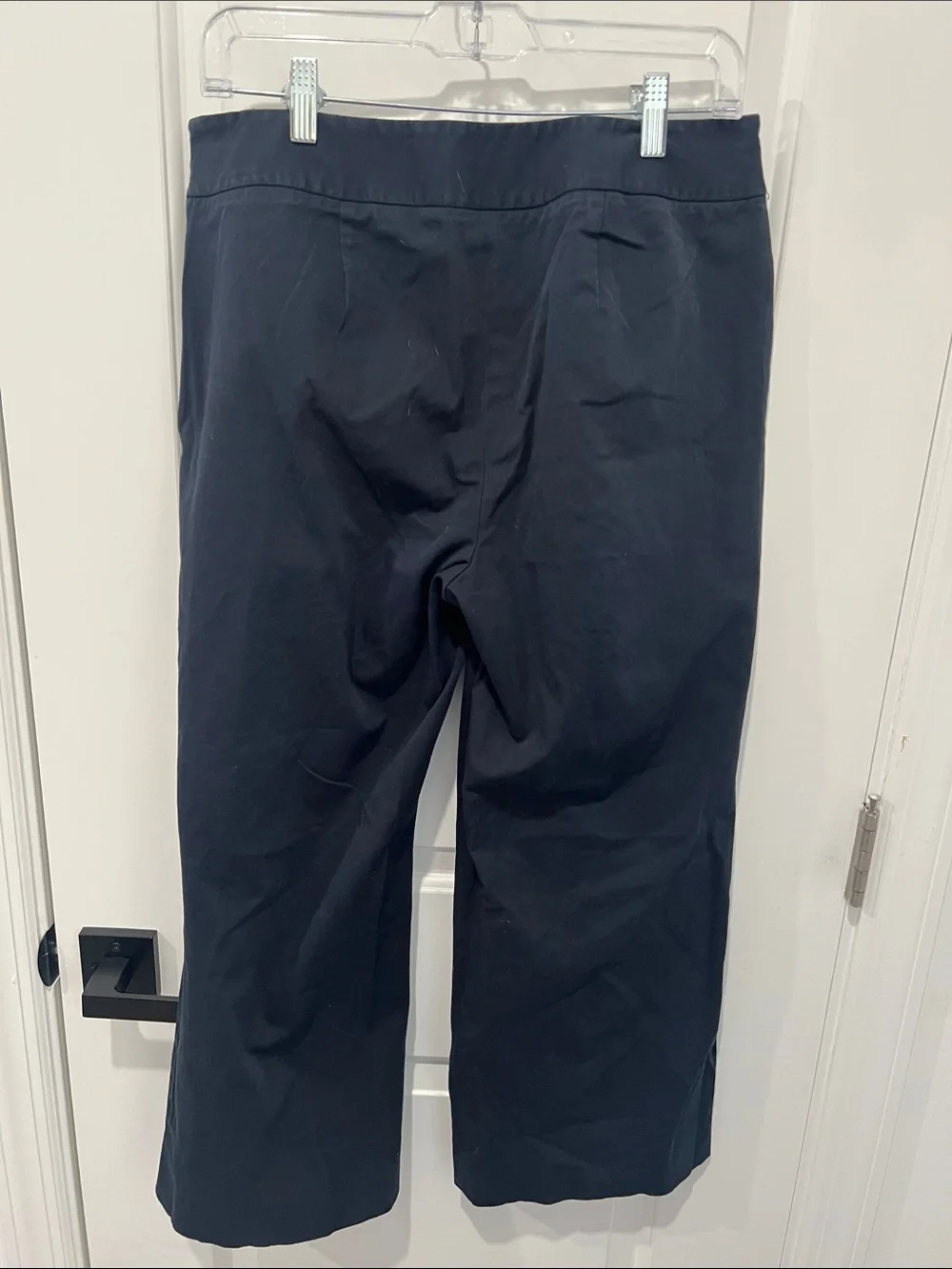 Kate Hill‎ Navy Casual Wide-Leg Cropped Pants Size 10